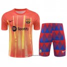 Tracksuit Barcelona Short Sleeve 23/24 Orange - Shorts