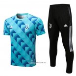 Tracksuit Juventus Short Sleeve 22/23 Blue