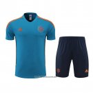 Tracksuit Manchester United Short Sleeve 22/23 Blue - Shorts