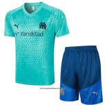 Tracksuit Olympique Marseille Short Sleeve 23/24 Green - Shorts