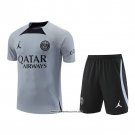 Tracksuit Paris Saint-Germain Jordan Short Sleeve 22/23 Grey - Shorts