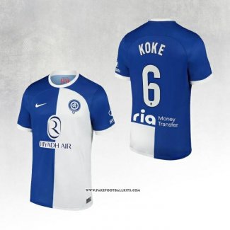 Atletico Madrid Player Koke Away Shirt 23/24