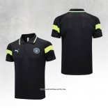 Manchester City Shirt Polo 23/24 Black