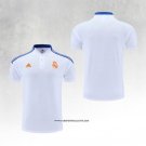 Real Madrid Shirt Polo 22/23 White and Blue