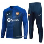 Sweatshirt Tracksuit Barcelona 23/24 Blue Oscuro