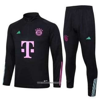 Sweatshirt Tracksuit Bayern Munich 23/24 Black