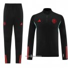 Sweatshirt Tracksuit Manchester United 23/24 Black