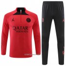 Sweatshirt Tracksuit Paris Saint-Germain Jordan 22/23 Red