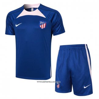 Tracksuit Atletico Madrid Short Sleeve 23/24 Blue - Shorts