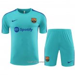 Tracksuit Barcelona Short Sleeve 23/24 Green - Shorts