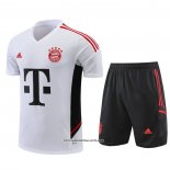 Tracksuit Bayern Munich Short Sleeve 22/23 White - Shorts