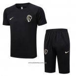 Tracksuit Corinthians Short Sleeve 23/24 Black - Shorts