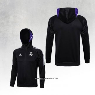 Chaqueta con Capucha del Real Madrid 22/23 Black