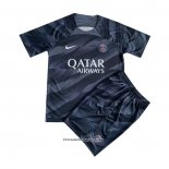 Paris Saint-Germain Goalkeeper Shirt Kid 23/24 Black