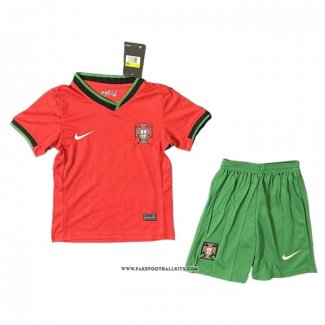 Portugal Home Shirt Kid 2024