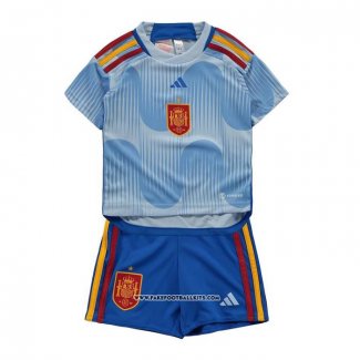 Spain Away Shirt Kid 2022