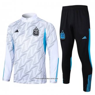 Sweatshirt Tracksuit Argentina 23/24 White