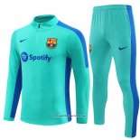 Sweatshirt Tracksuit Barcelona Kid 23/24 Green