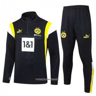 Sweatshirt Tracksuit Borussia Dortmund 23/24 Black