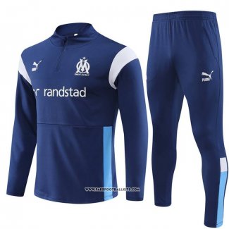 Sweatshirt Tracksuit Olympique Marseille 23/24 Blue