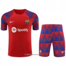 Tracksuit Barcelona Short Sleeve 23/24 Red - Shorts