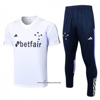 Tracksuit Cruzeiro Short Sleeve 23/24 White