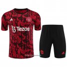 Tracksuit Manchester United Short Sleeve 23/24 Red - Shorts