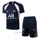 Tracksuit Paris Saint-Germain Jordan Short Sleeve 22/23 Blue - Shorts