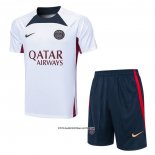 Tracksuit Paris Saint-Germain Short Sleeve 23/24 White - Shorts