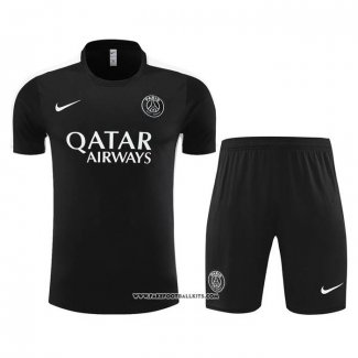 Tracksuit Paris Saint-Germain Short Sleeve 23/24 Black - Shorts