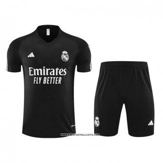 Tracksuit Real Madrid Short Sleeve 23/24 Black - Shorts