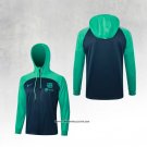 Chaqueta con Capucha del Barcelona 23/24 Blue and Green