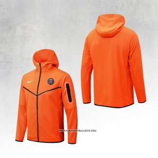 Chaqueta con Capucha del Paris Saint-Germain 22/23 Orange