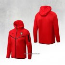 Chaqueta con Capucha del Portugal 22/23 Red