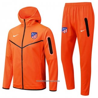 Hooded Tracksuit Atletico Madrid 22/23 Orange