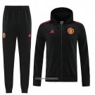 Hooded Tracksuit Manchester United 22/23 Black