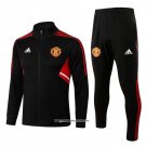 Jacket Tracksuit Manchester United 22/23 Black and Red