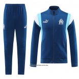 Jacket Tracksuit Olympique Marseille Kid 23/24 Blue
