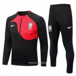 Jacket Tracksuit South Korea 22/23 Black and Red