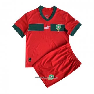 Morocco Home Shirt Kid 2022