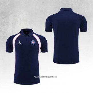 Paris Saint-Germain Jordan Shirt Polo 22/23 Blue Marino