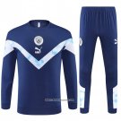 Sweatshirt Tracksuit Manchester City 2022 Blue