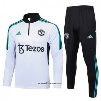 Sweatshirt Tracksuit Manchester United 23/24 White