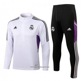 Sweatshirt Tracksuit Real Madrid 22/23 White