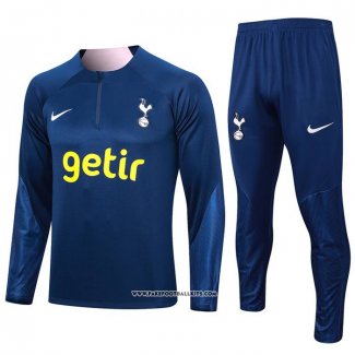 Sweatshirt Tracksuit Tottenham Hotspur Kid 23/24 Blue