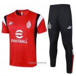 Tracksuit AC Milan Short Sleeve 23/24 Red