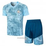 Tracksuit Manchester City Short Sleeve 23/24 Blue - Shorts