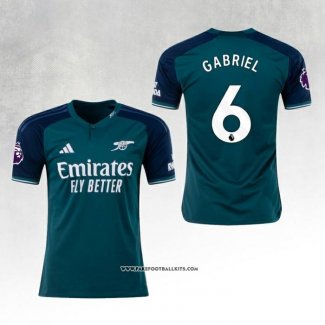 Arsenal Player Gabriel Third Shirt 23/24