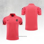 Atletico Madrid Shirt Polo 22/23 Rosa