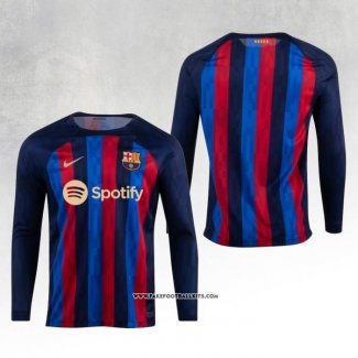 Barcelona Home Shirt Long Sleeve 22/23